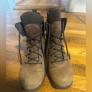 The North Face Brown Lace-Up Boots - 9.5 - Like New
